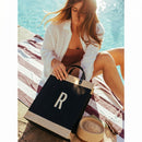 Market Bag in Black - Large Monogram