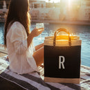 Market Bag in Black - Large Monogram