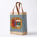 The Long Handled Market Bag in Cool Gray "Los Angeles Postcard"