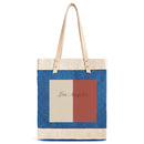 Market Tote in Cobalt "Los Angeles Two-Tone"