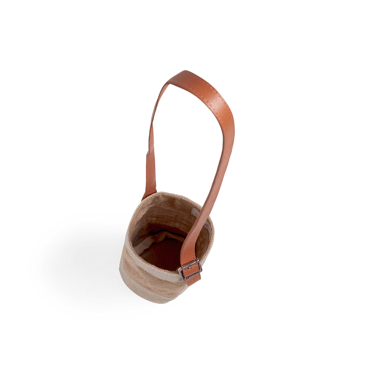 Crossbody Bottle Bag in Natural