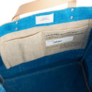 Market Tote in Cobalt "Los Angeles Coastline"