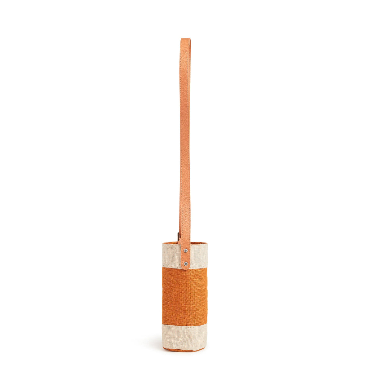 Crossbody Bottle Bag in Cognac