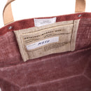 Market Bag in Cranberry "Los Angeles Stripes"