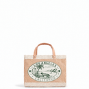 Petite Market Bag in Natural "Los Angeles Coastline"