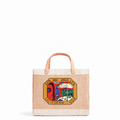 Petite Market Bag in Natural "Los Angeles Postcard"