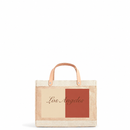 Petite Market Bag in Natural "Los Angeles Two-Tone"