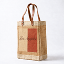 Market Bag Tote in Natural "Los Angeles Two-Tone"