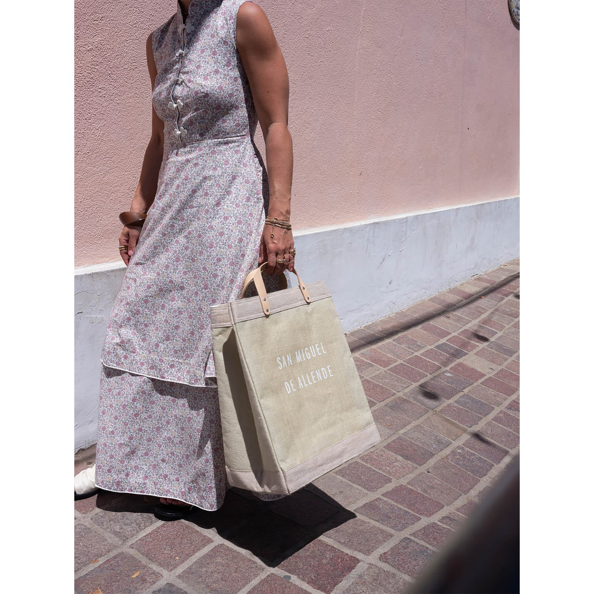 Market Bag in Mint Sorbet