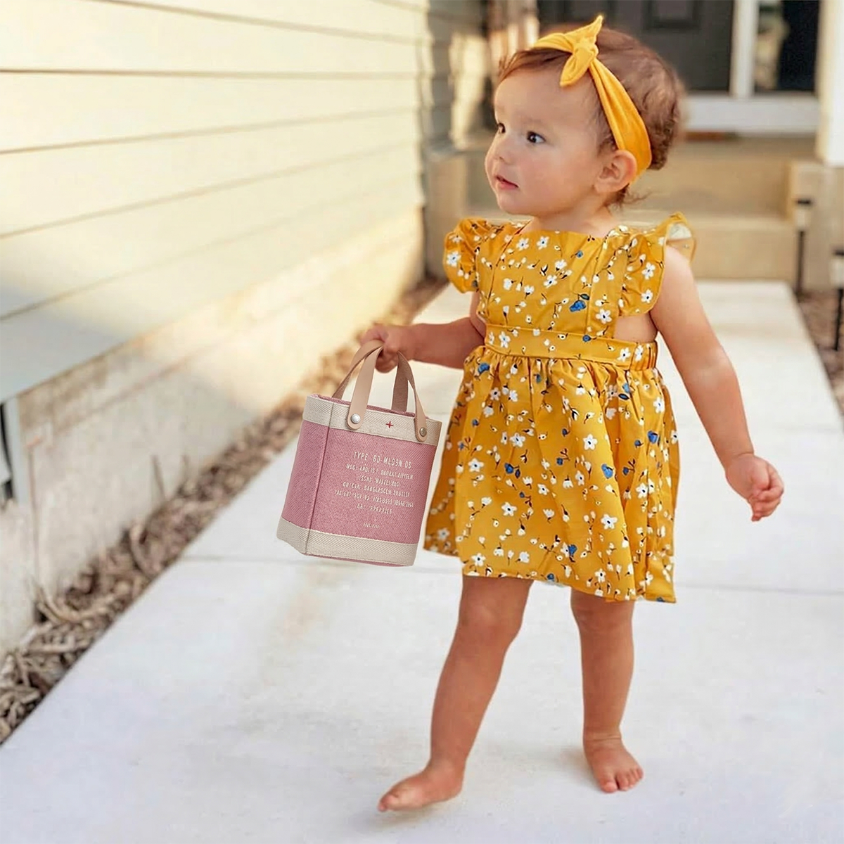 Mini Market Bag in Blush