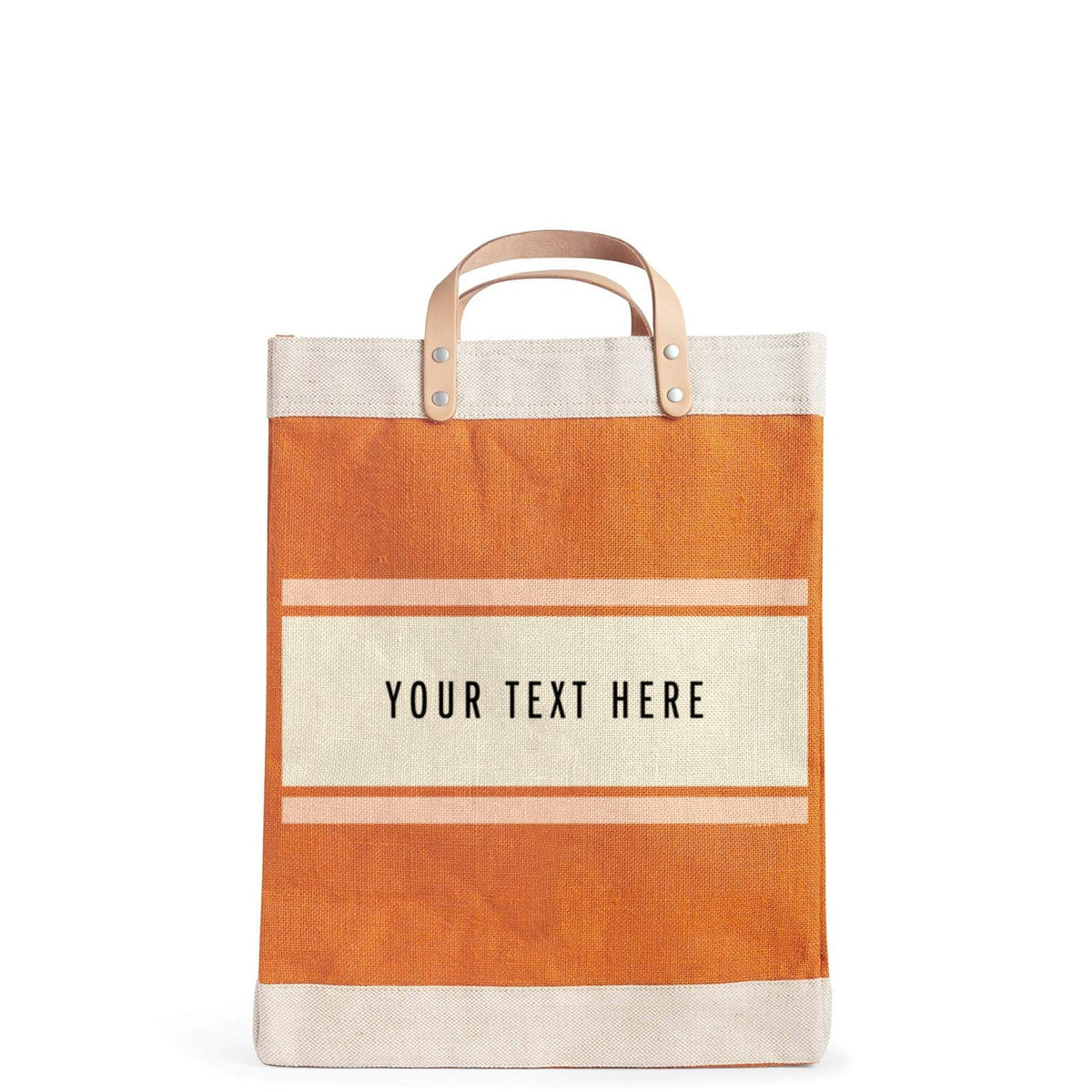 Atelier Thin Striped Market Bag in Citrus