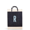 Large Monogram in Light Blue