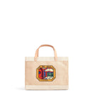 Petite Market Bag in Natural "Los Angeles Postcard"