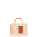 Petite Market Bag in Natural "Los Angeles Two-Tone"