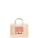 Petite Market Bag in Natural "Los Angeles Stripes"