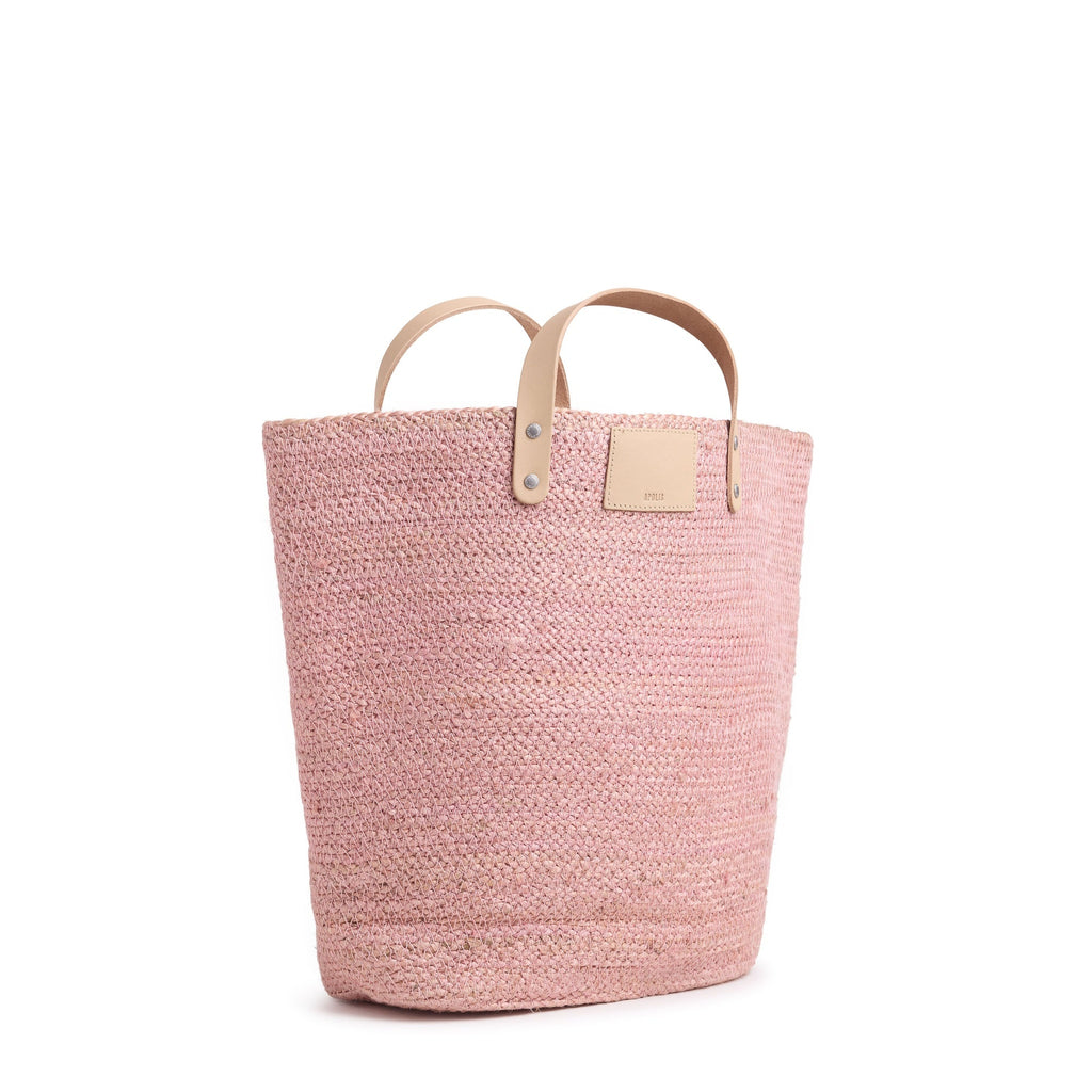 Grass Bucket Bag in Blush