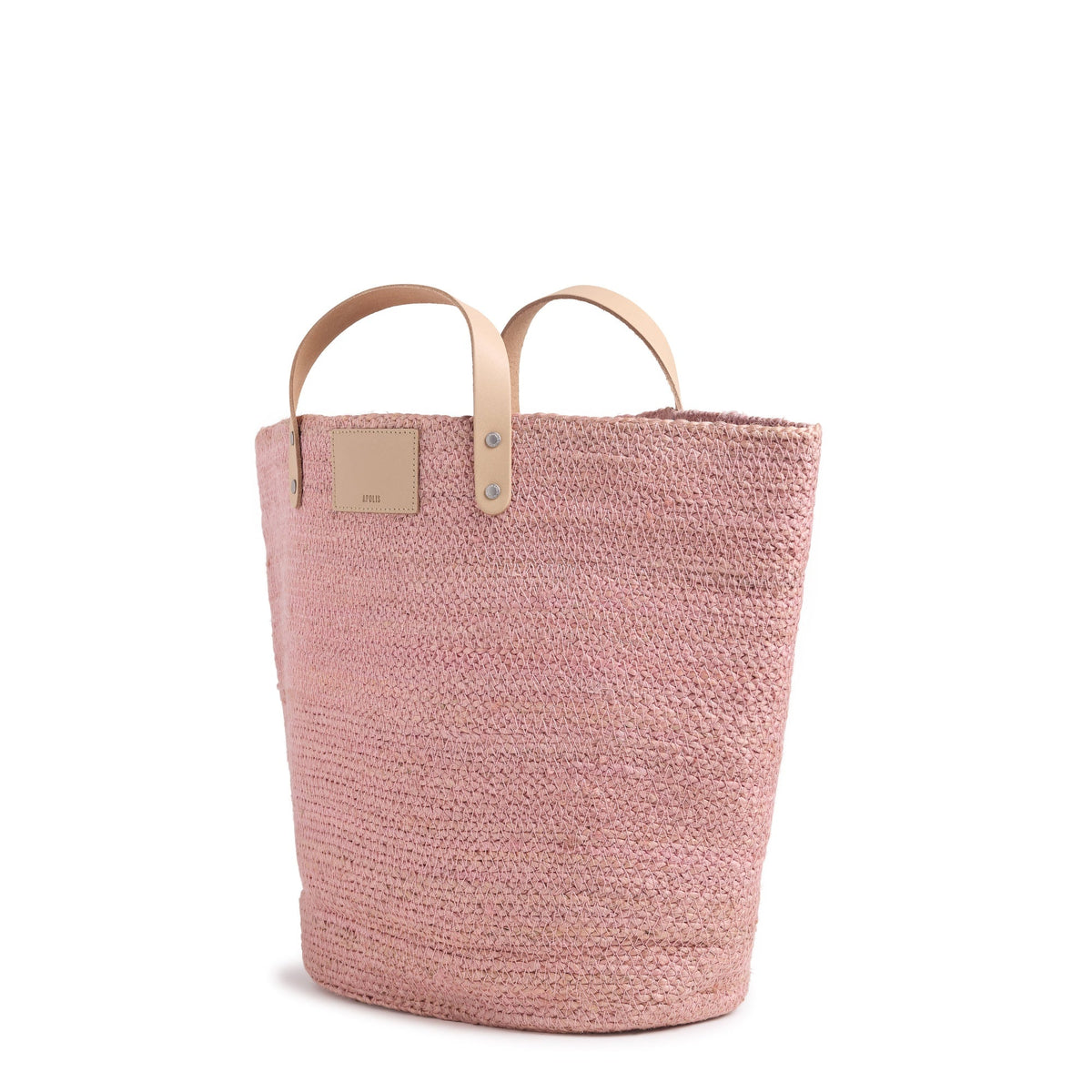 Grass Bucket Bag in Blush