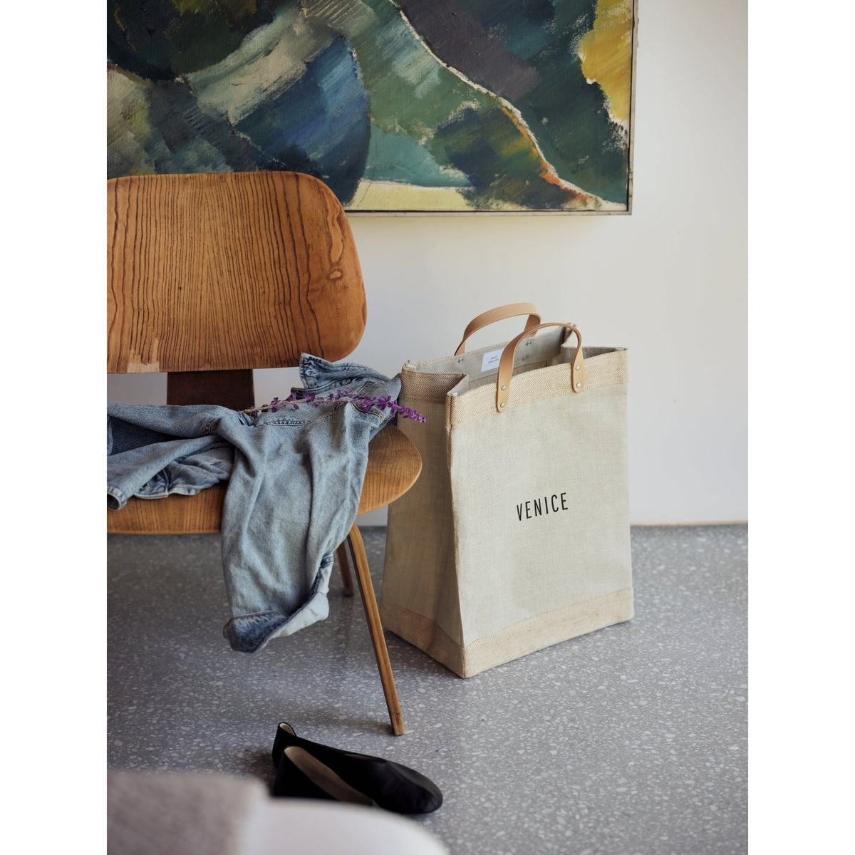 Market Bag in Dove