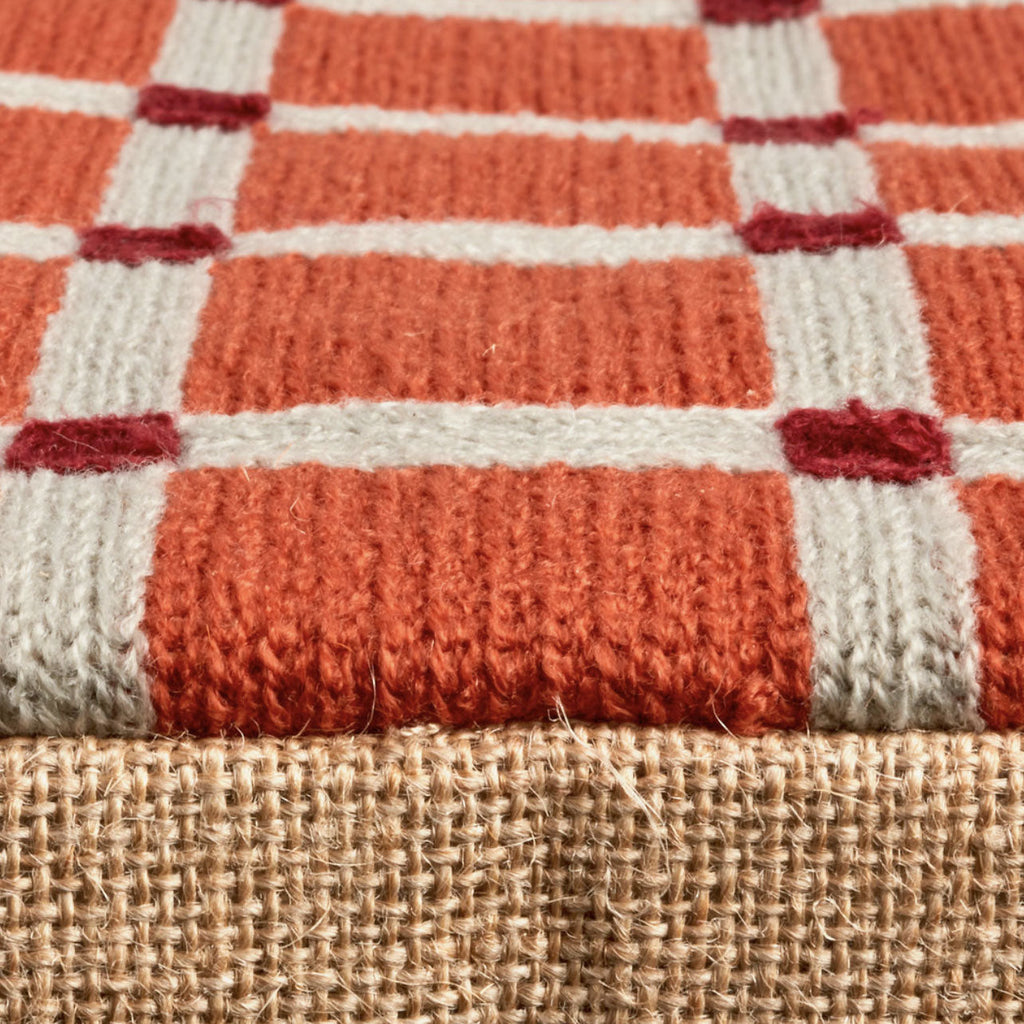 Petite Market Bag in Chenille Window Brick