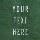 description_Custom printed text with eco-friendly ink.