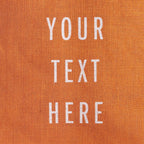 description_Custom printed text with eco-friendly ink.